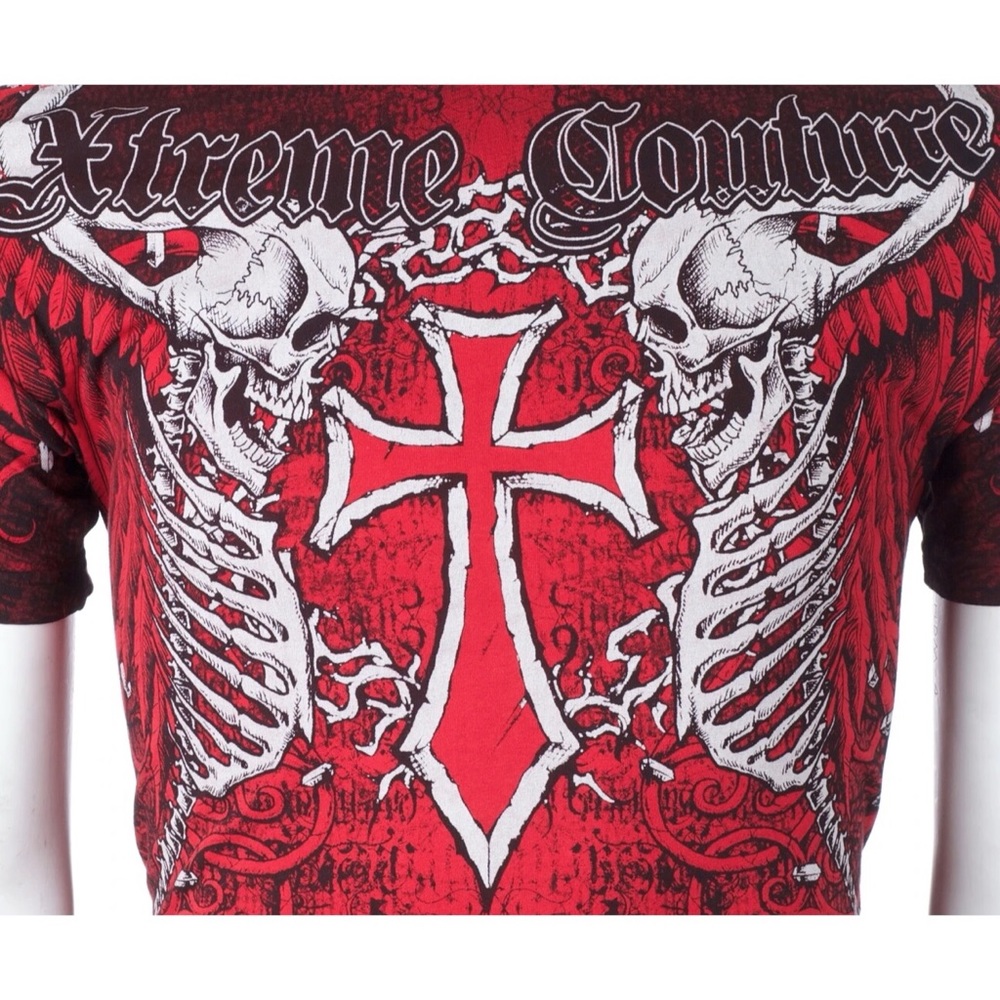 Xtreme Couture Affliction T-Shirt AFTERSHOCK - Picture 5 of 8